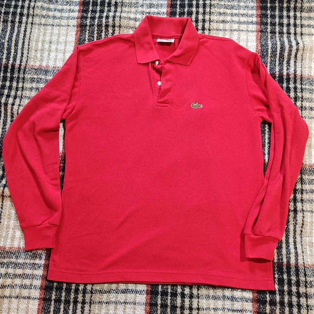 Vintage Chemise Lacoste Long Sleeve Made In France